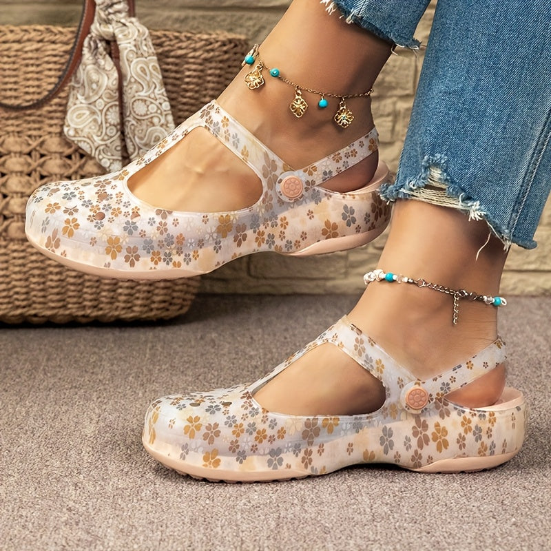 Chaussures Mary Jane Décontractées Femme Style Printanier à Motifs Floraux Pour le Quotidien - Image 3