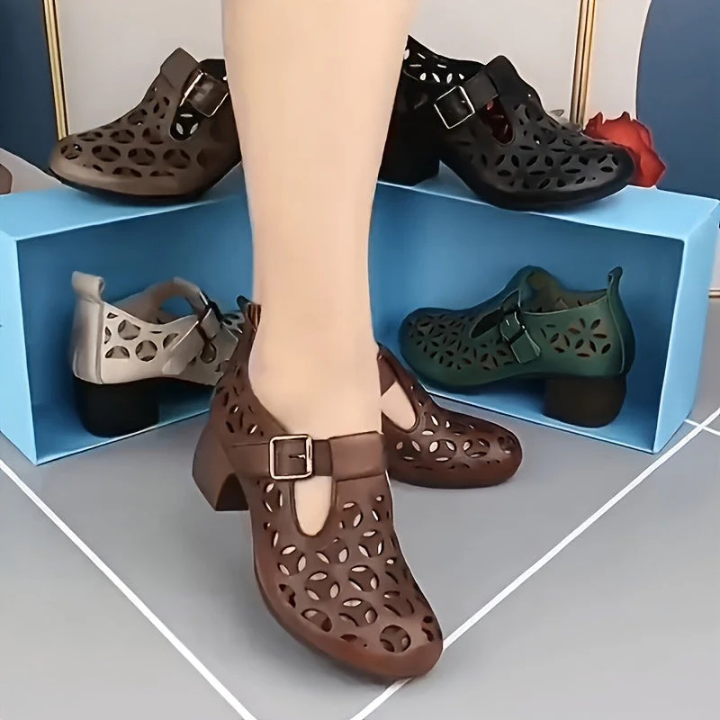 Chaussures Mary Jane à talon bloc pour femme - Style tendance et confort quotidien - Image 3