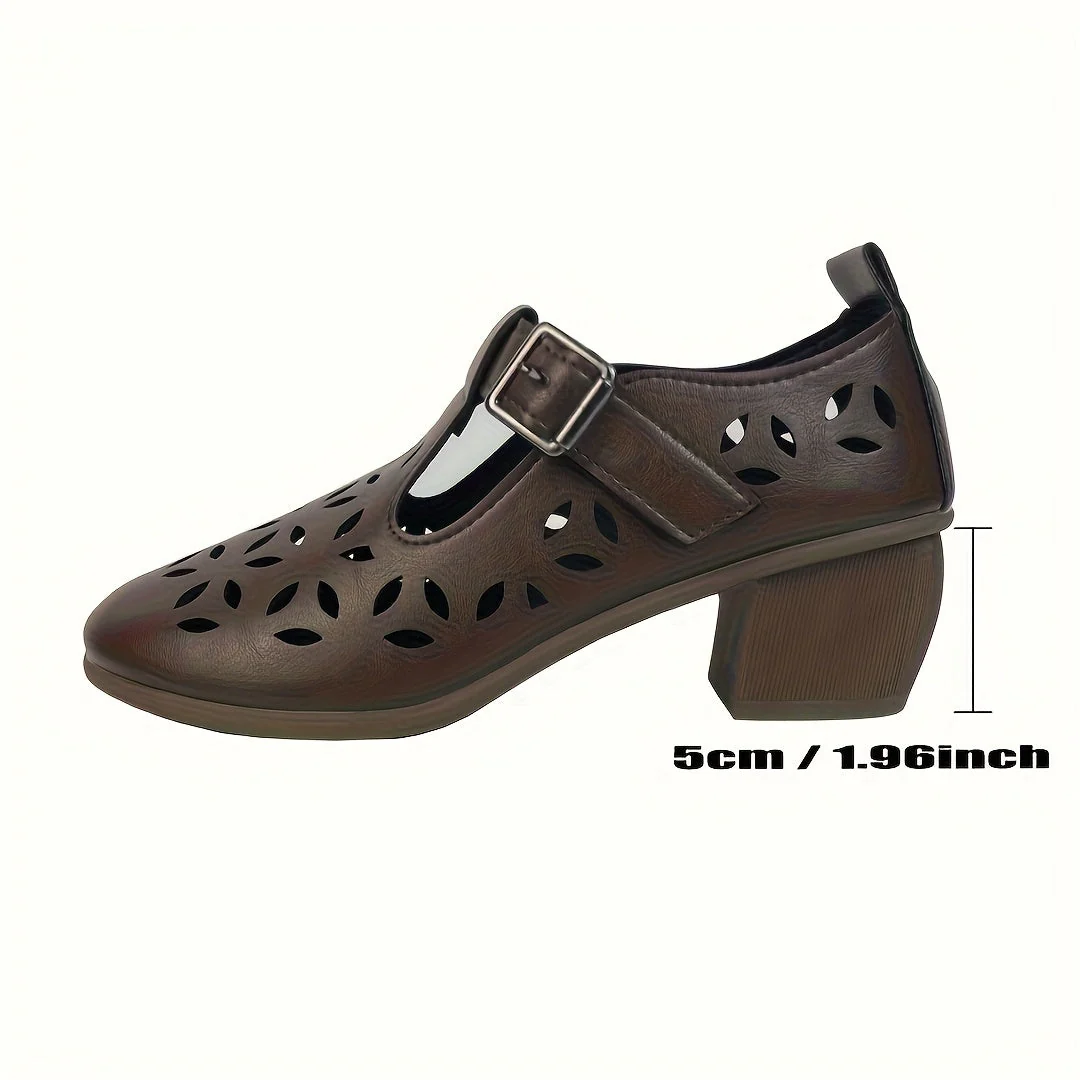 Chaussures Mary Jane à talon bloc pour femme - Style tendance et confort quotidien - Image 4