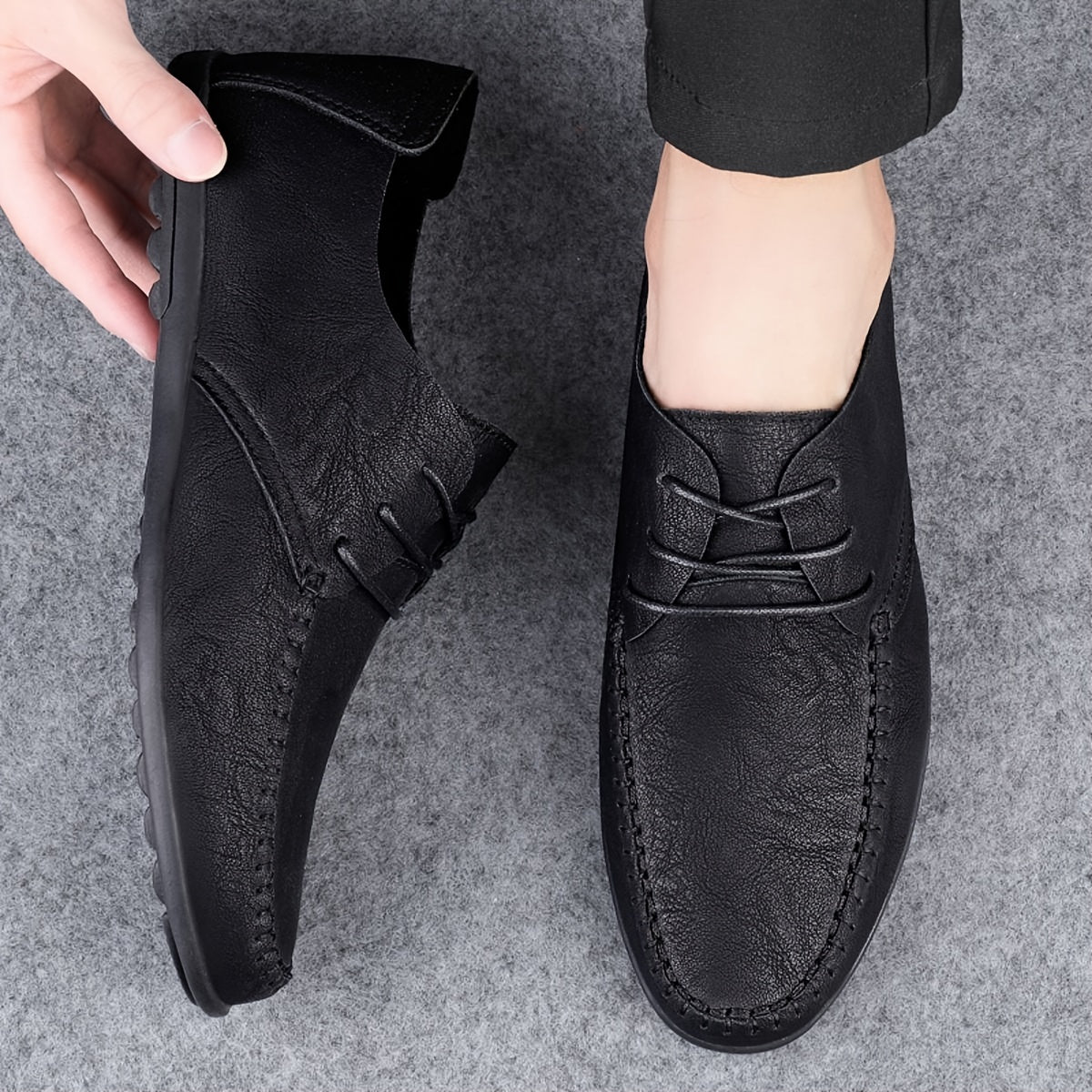 Chaussures mocassins habillées homme style décontracté élégance urbaine - Image 2