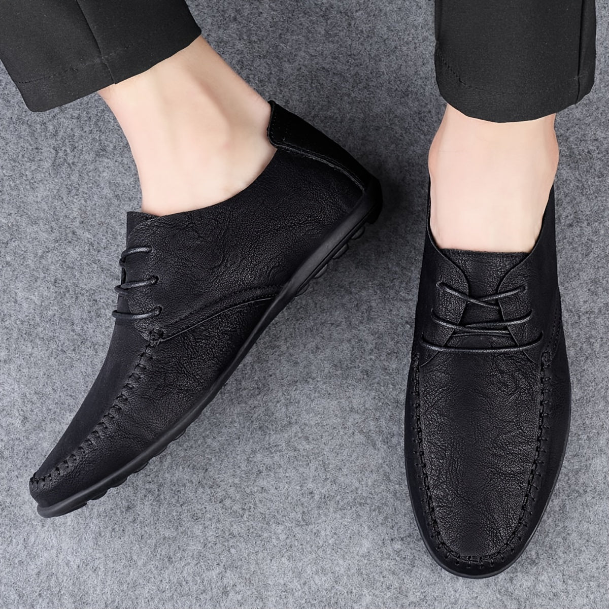 Chaussures mocassins habillées homme style décontracté élégance urbaine - Image 4