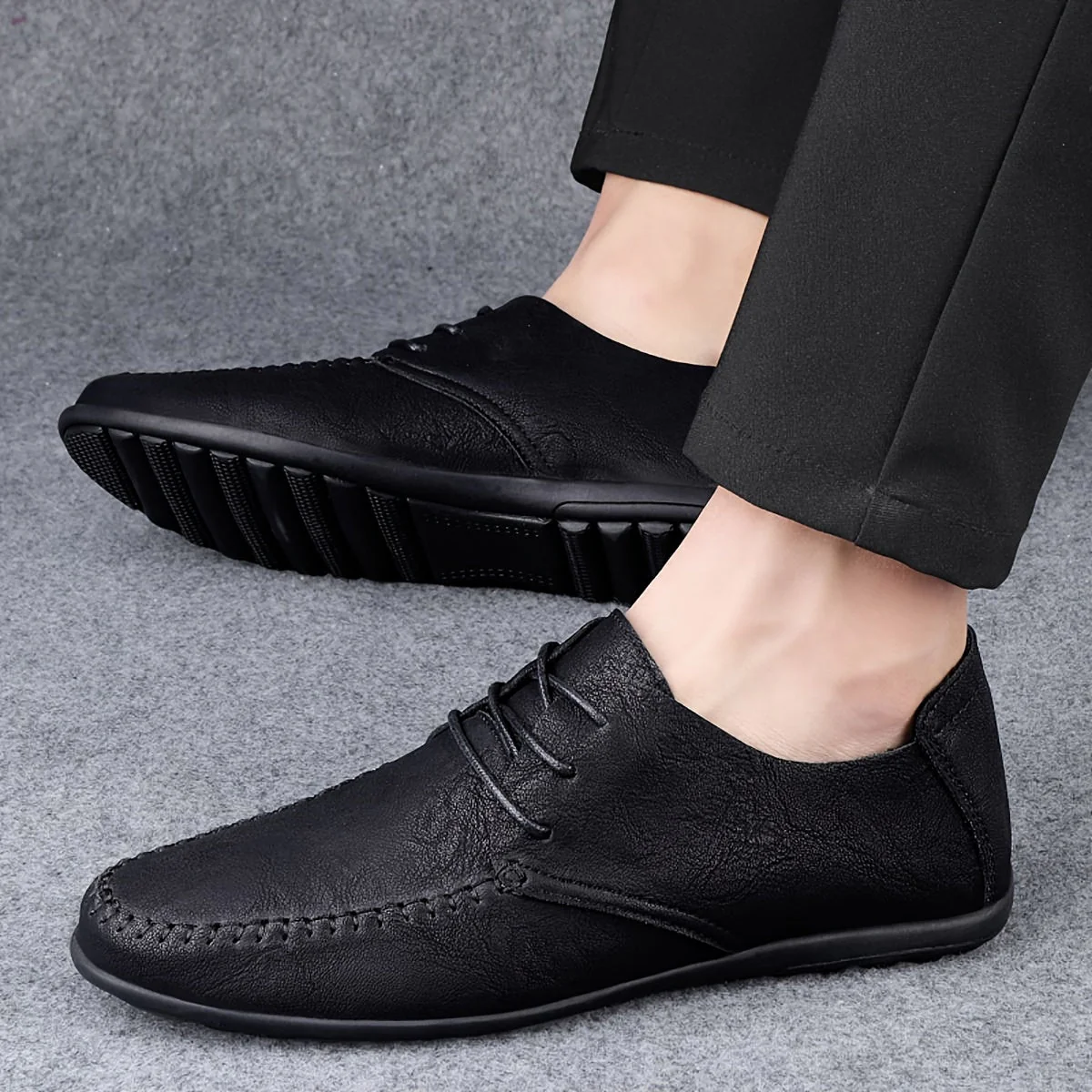 Chaussures mocassins habillées homme style décontracté élégance urbaine - Image 5
