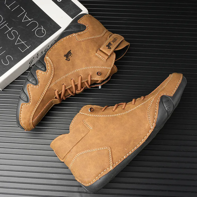 Chaussures montantes homme confort ergonomique style urbain marche quotidienne - Image 14