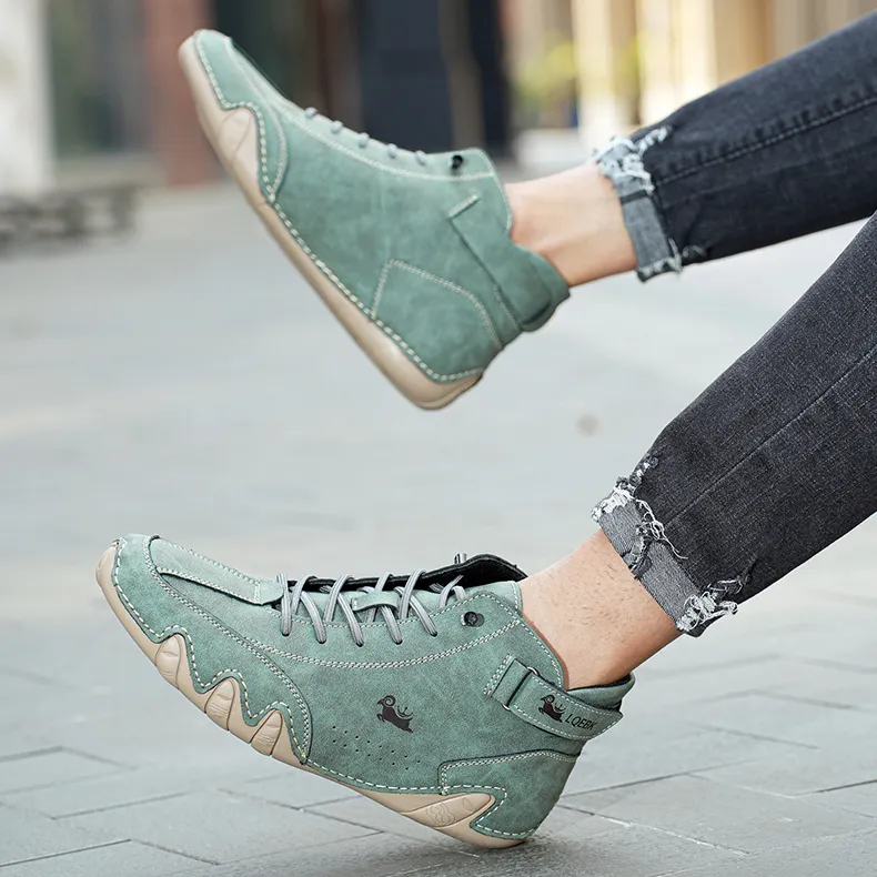 Chaussures montantes homme confort ergonomique style urbain marche quotidienne - Image 9