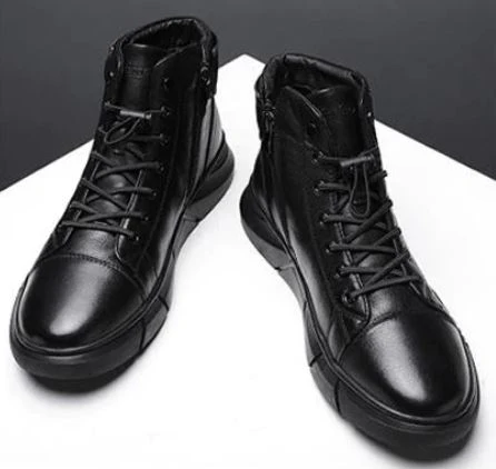 Chaussures montantes pour homme style urbain élégance décontractée - Image 3