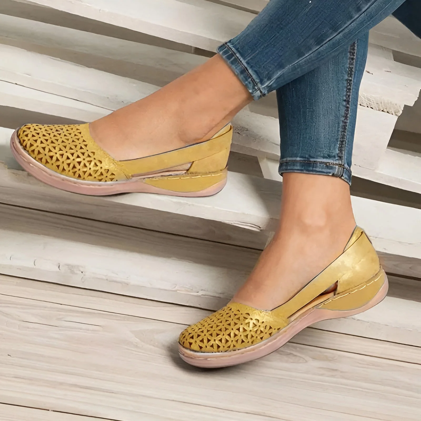Chaussures orthopédiques femme confort quotidien style casual moderne - Image 8