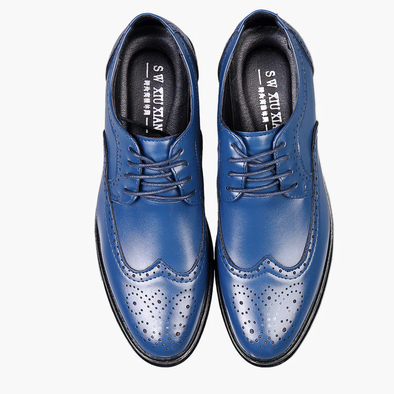 Chaussures Richelieu Homme Classiques à Détail Brogue pour Tenue Habillée et Business - Image 4