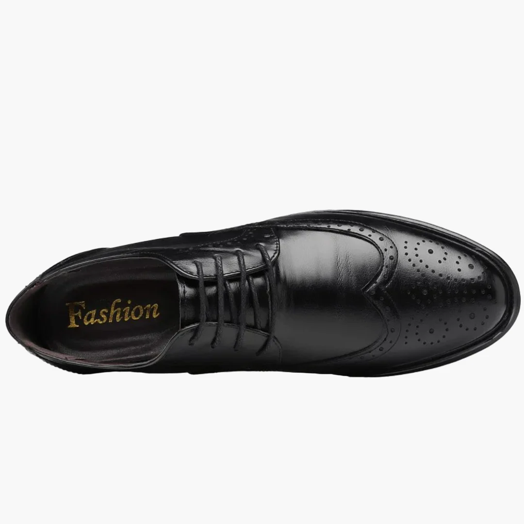 Chaussures Richelieu Homme Classiques à Détail Brogue pour Tenue Habillée et Business - Image 7
