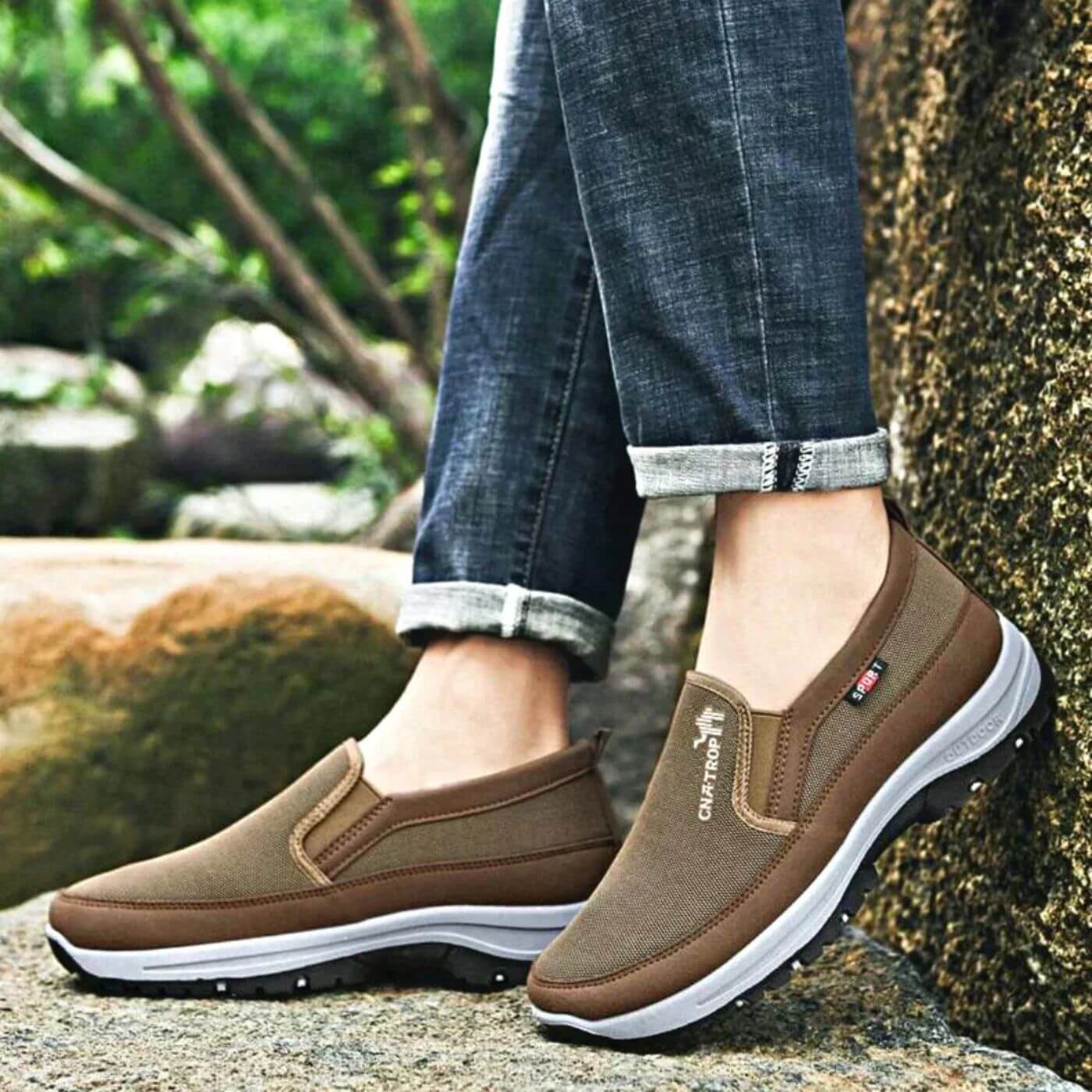 Chaussures slip-on homme confort marche style décontracté outdoor - Image 2