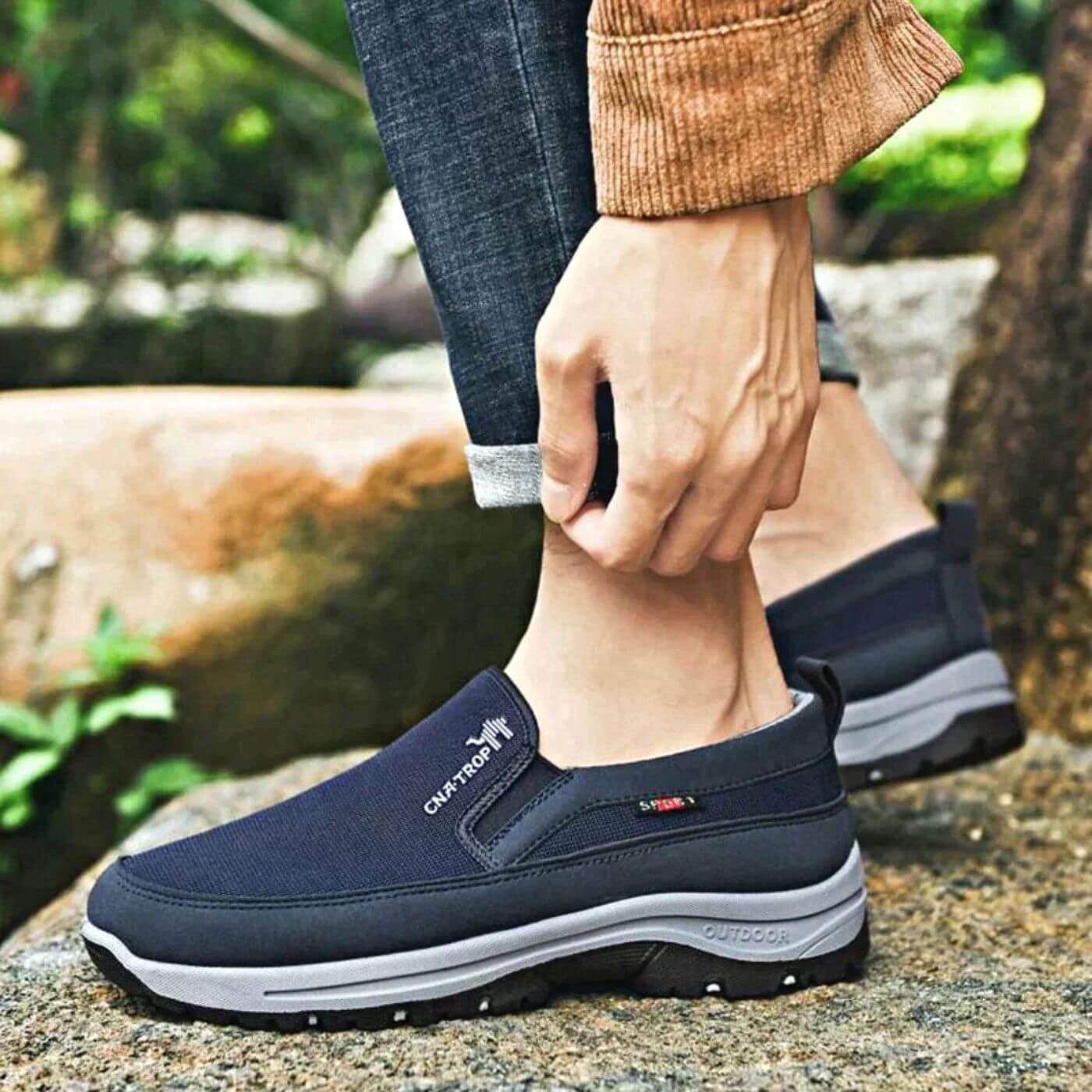 Chaussures slip-on homme confort marche style décontracté outdoor - Image 4