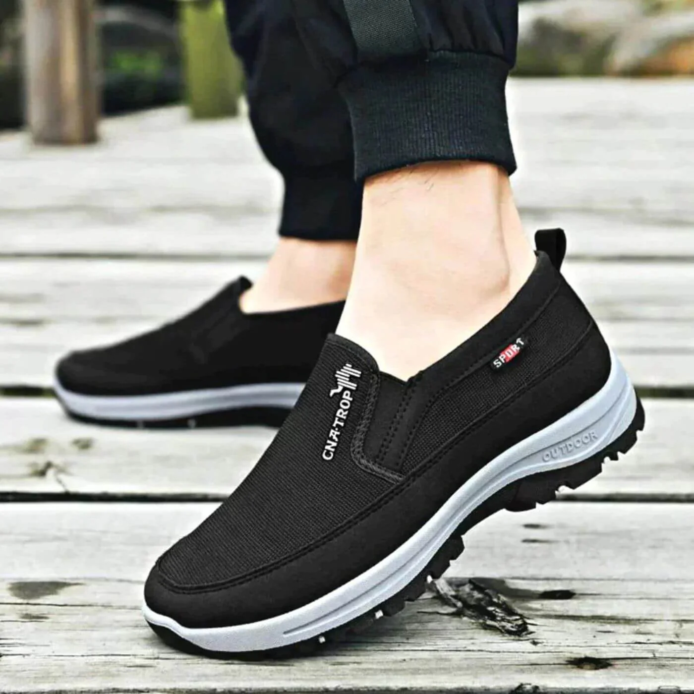 Chaussures slip-on homme confort marche style décontracté outdoor - Image 5