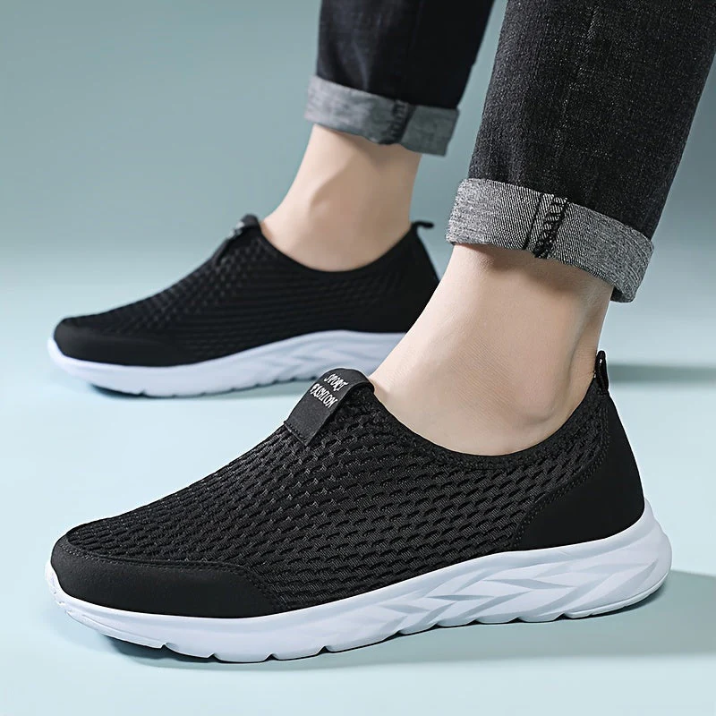 Chaussures de sport décontractées pour homme à enfiler - Style respirant pour marche et entraînement - Image 10