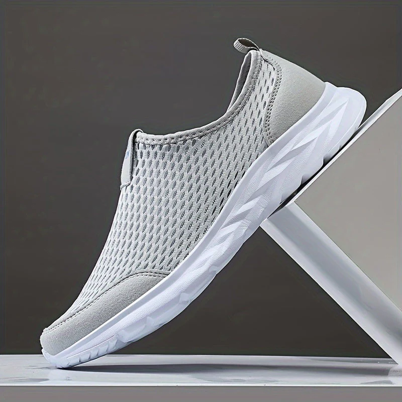Chaussures de sport décontractées pour homme à enfiler - Style respirant pour marche et entraînement - Image 5