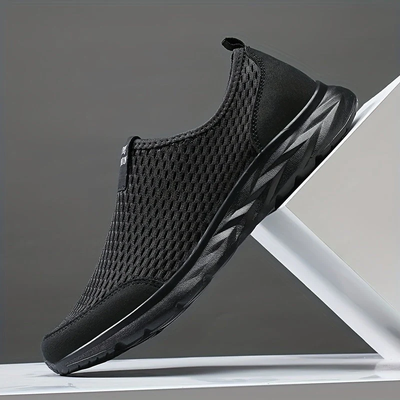 Chaussures de sport décontractées pour homme à enfiler - Style respirant pour marche et entraînement - Image 7