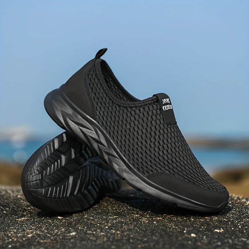 Chaussures de sport décontractées pour homme à enfiler - Style respirant pour marche et entraînement - Image 8