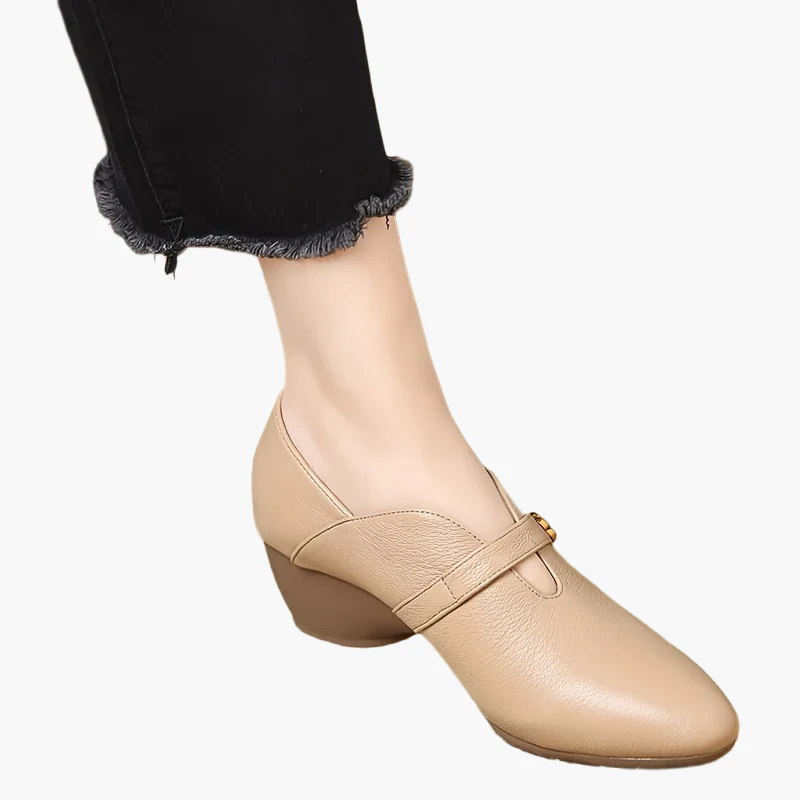 Chaussures vintage à talon bas pour femme style Mary Jane élégantes - Image 6