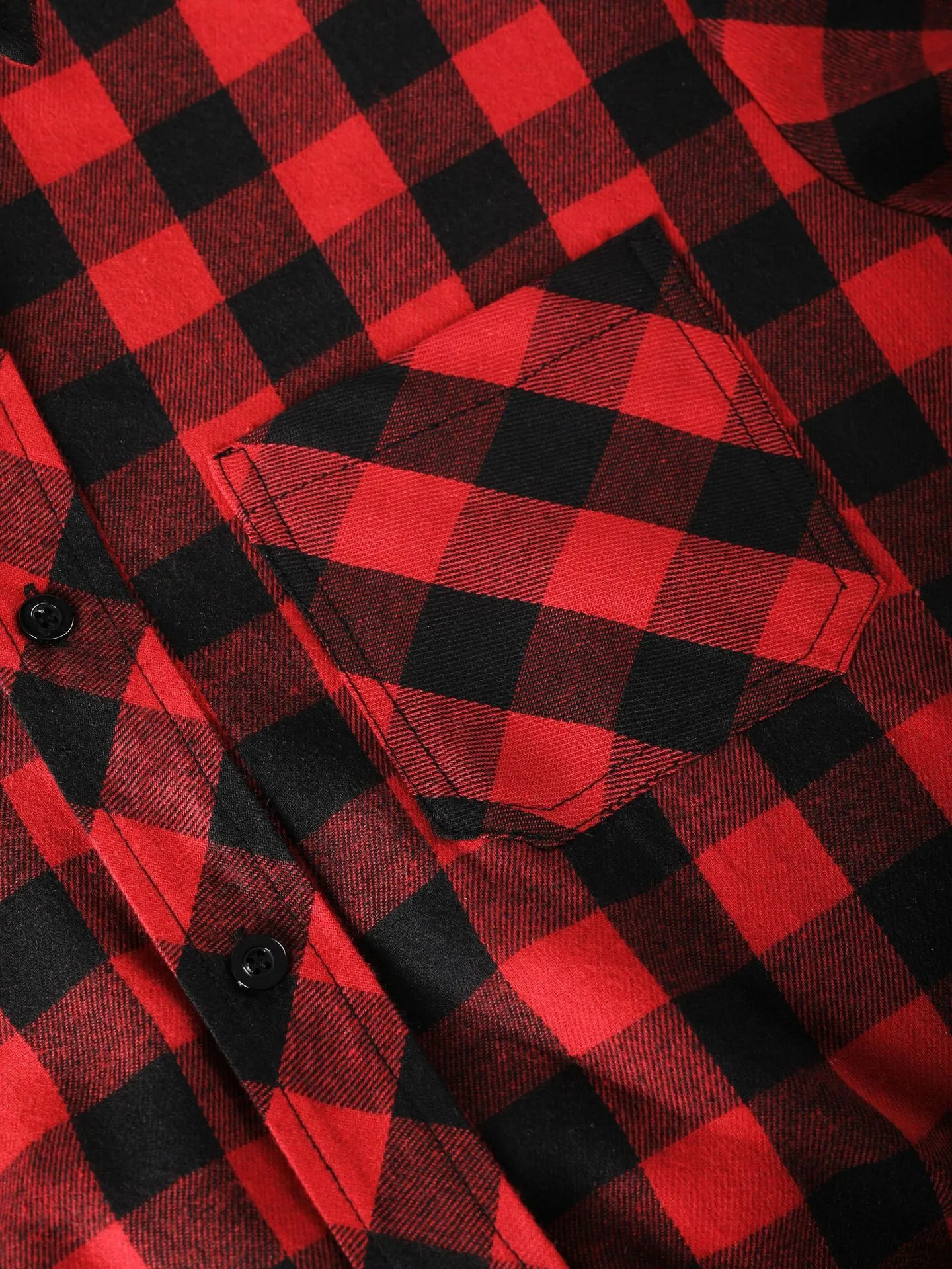 Chemise à carreaux manches longues style décontracté pour homme - Image 6