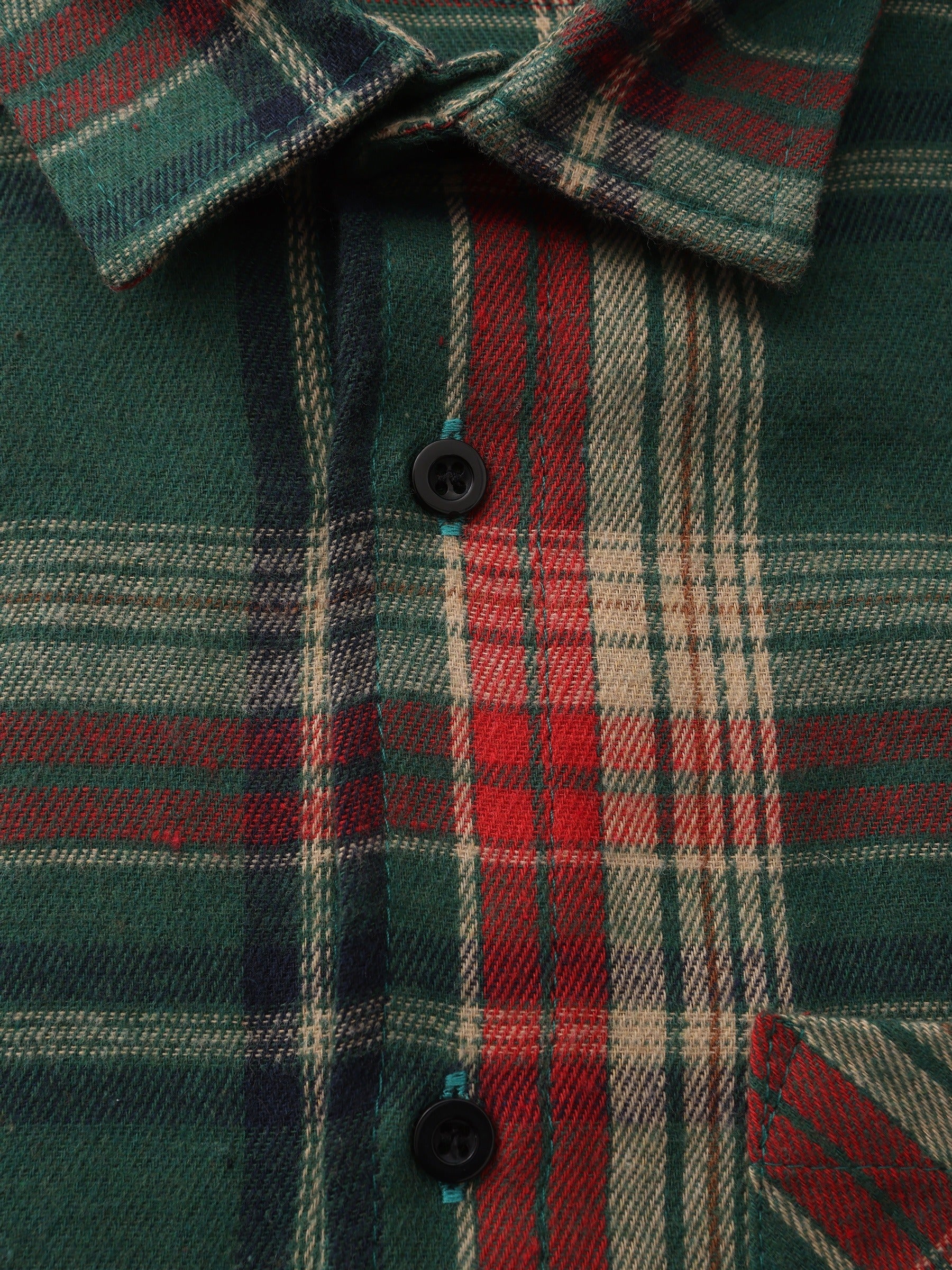 Chemise à carreaux style décontracté pour homme - Idéale automne/hiver - Image 4