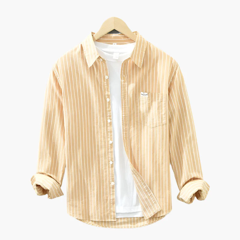 Chemise à Rayures Homme Style Décontracté Élégant Été - Image 6