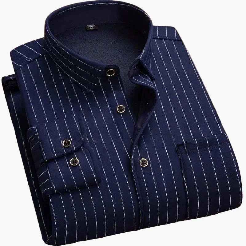 Chemise à carreaux décontractée pour homme, style classique élégante, idéale pour un look quotidien ou professionnel - Image 11