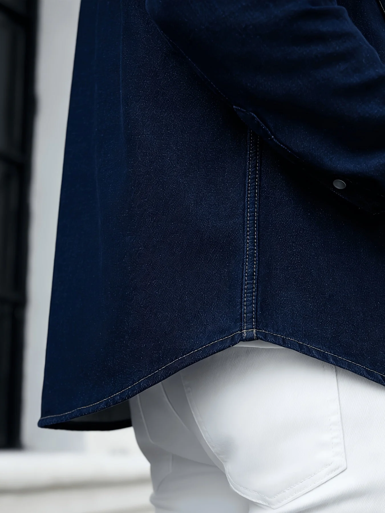 Chemise casual à boutons pour homme style urbain tendance - Image 6