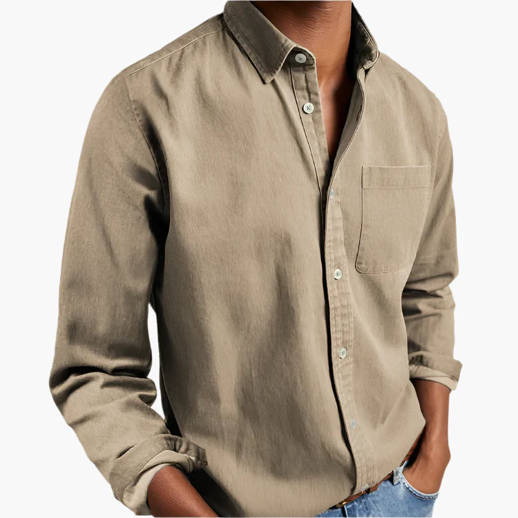 Chemise Casual Boutonnée Homme – Style Intemporel Polyvalent - Image 2