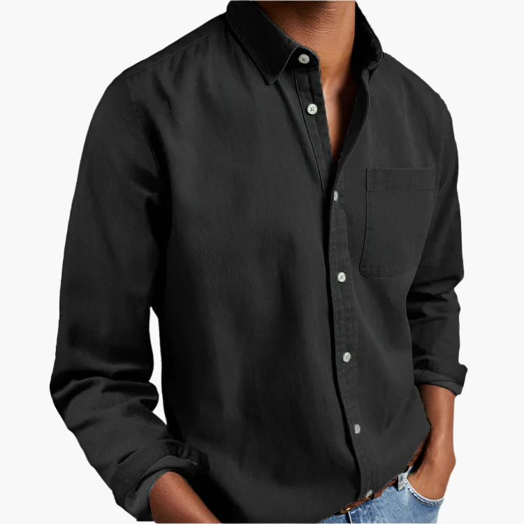 Chemise Casual Boutonnée Homme – Style Intemporel Polyvalent - Image 5