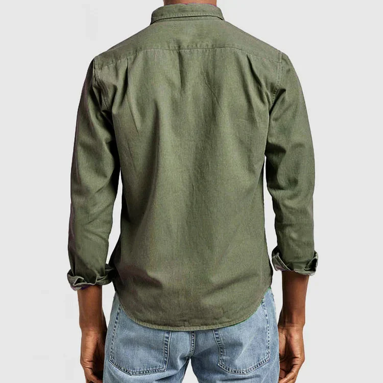 Chemise Casual Boutonnée Homme – Style Intemporel Polyvalent - Image 8