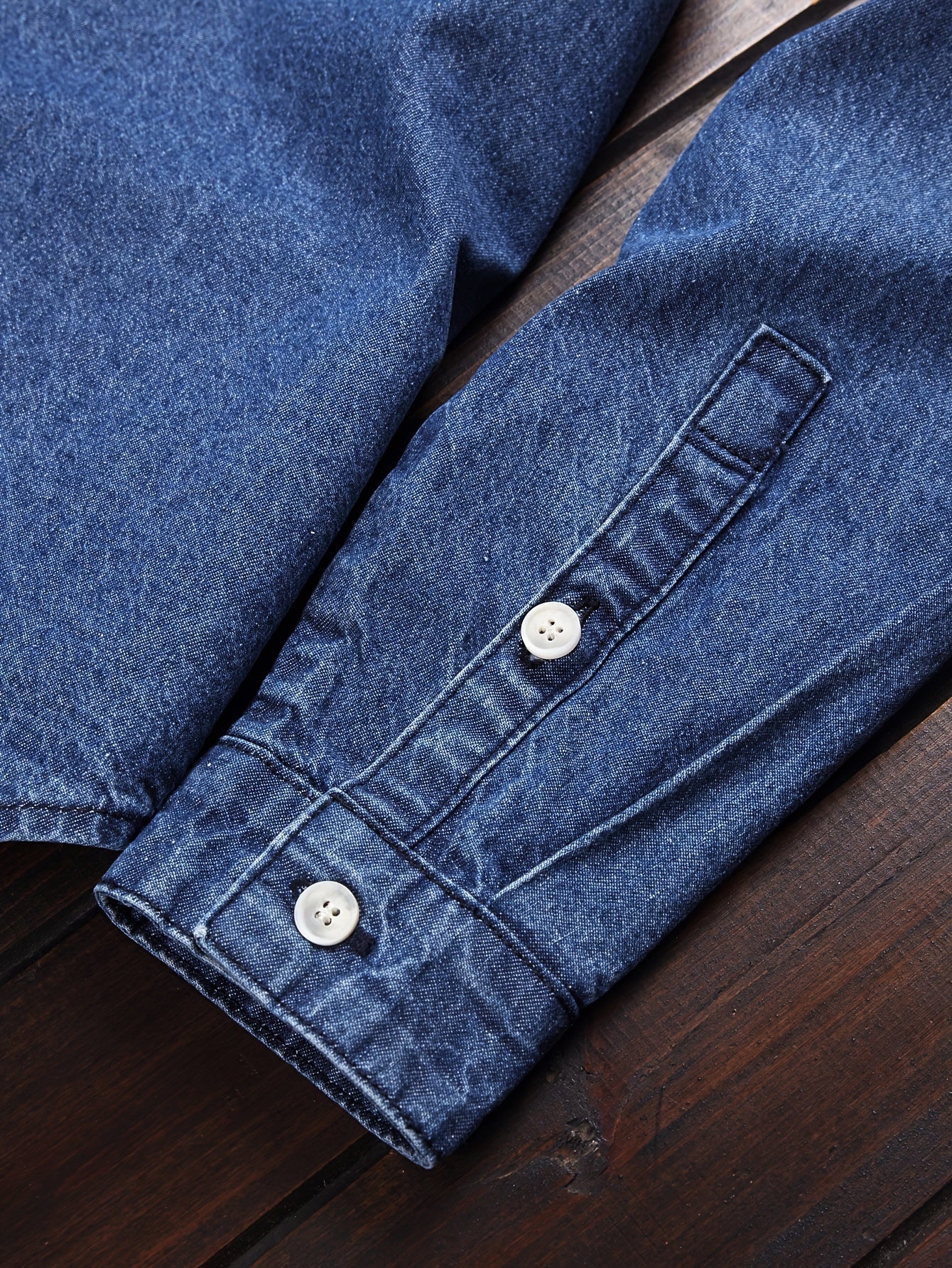 Chemise casual homme à manches longues style denim – Idéale pour le week-end et la mi-saison - Image 7