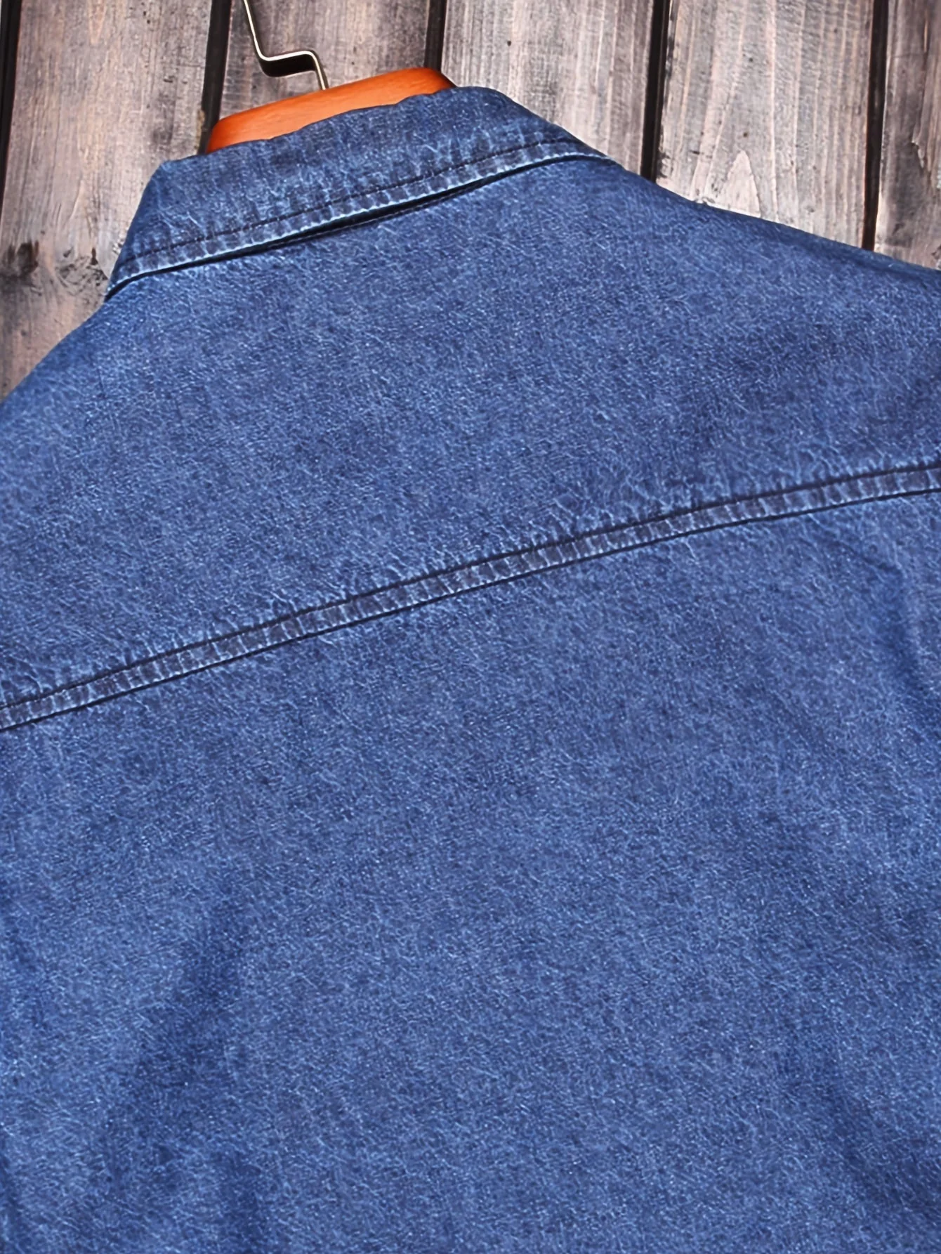 Chemise casual homme à manches longues style denim – Idéale pour le week-end et la mi-saison - Image 8