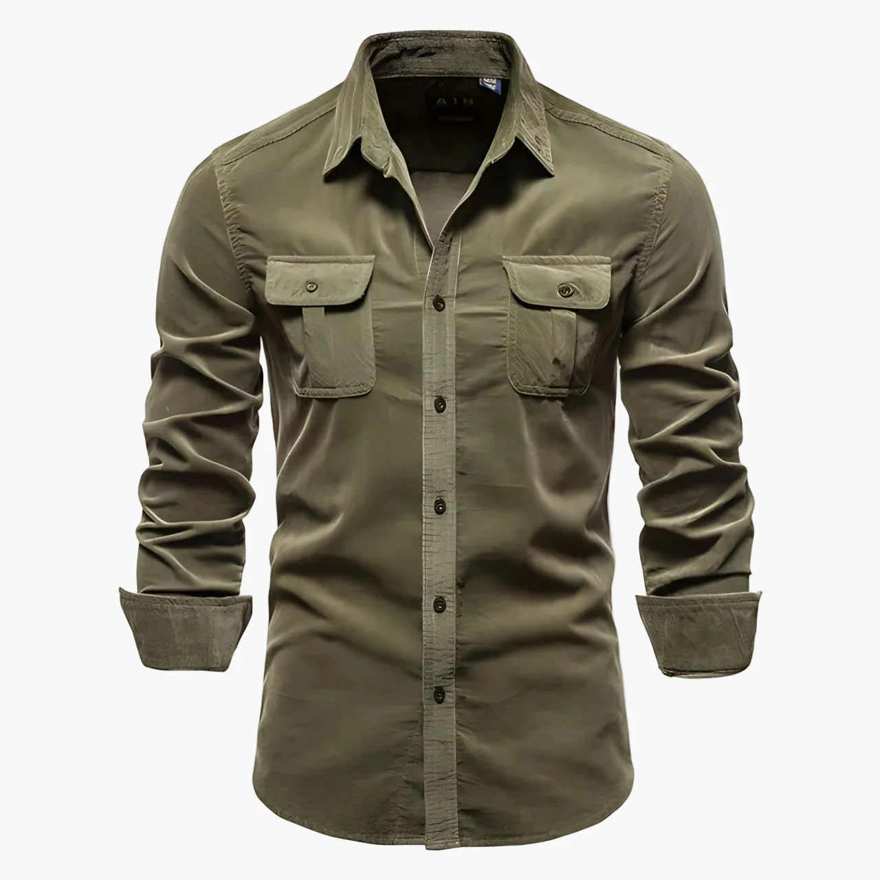 Chemise casual pour homme style urbain polyvalent à manches longues - Image 3