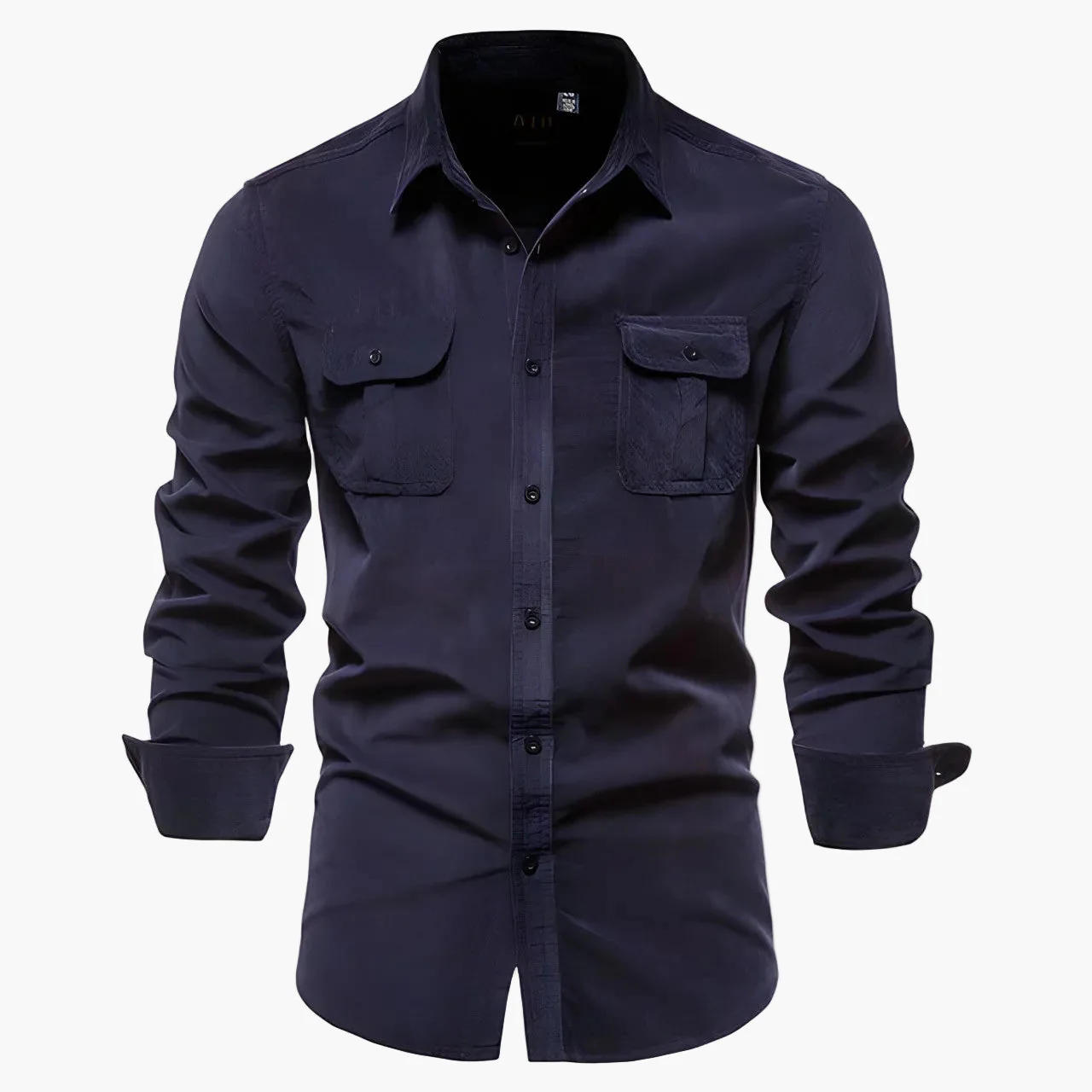 Chemise casual pour homme style urbain polyvalent à manches longues - Image 7