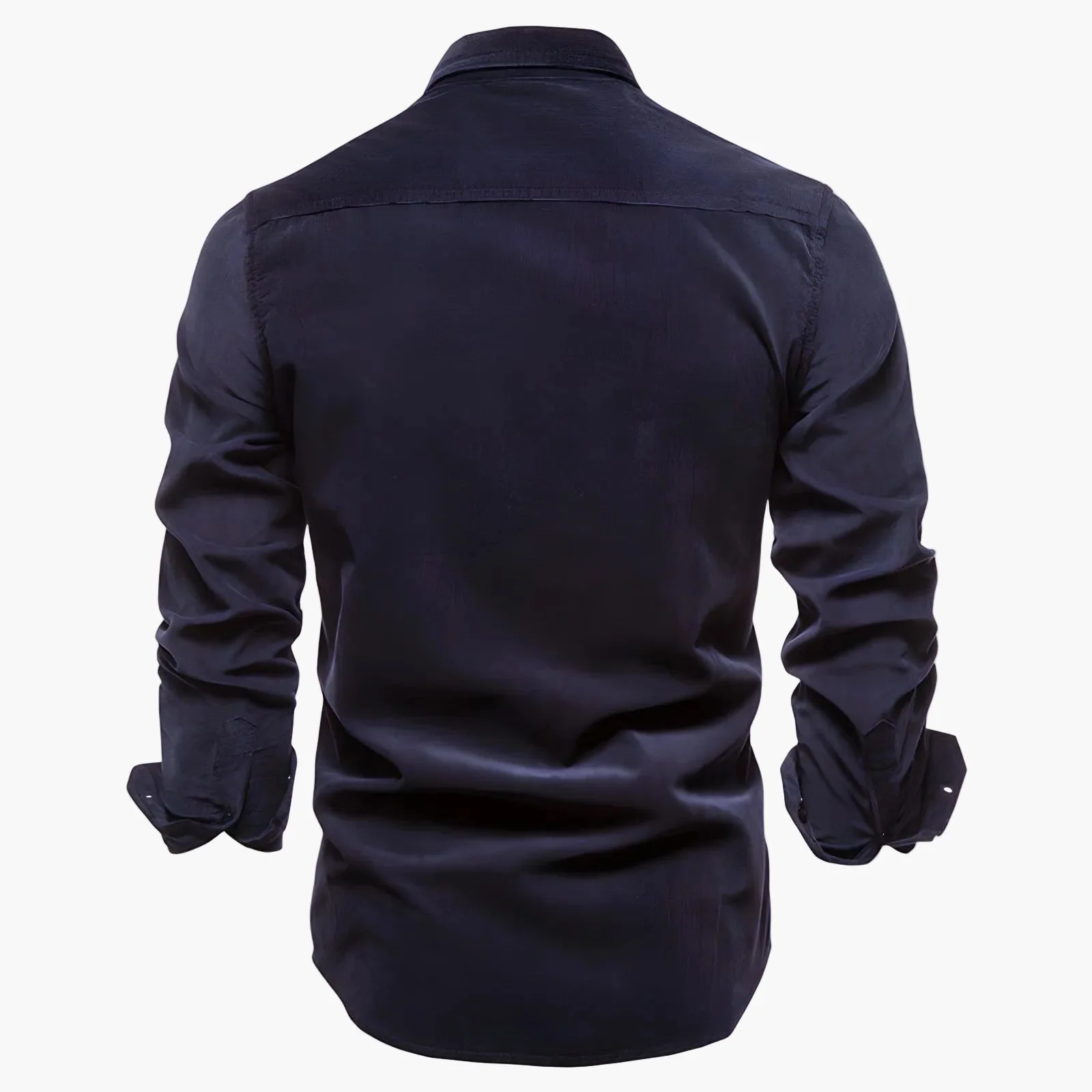 Chemise casual pour homme style urbain polyvalent à manches longues - Image 9