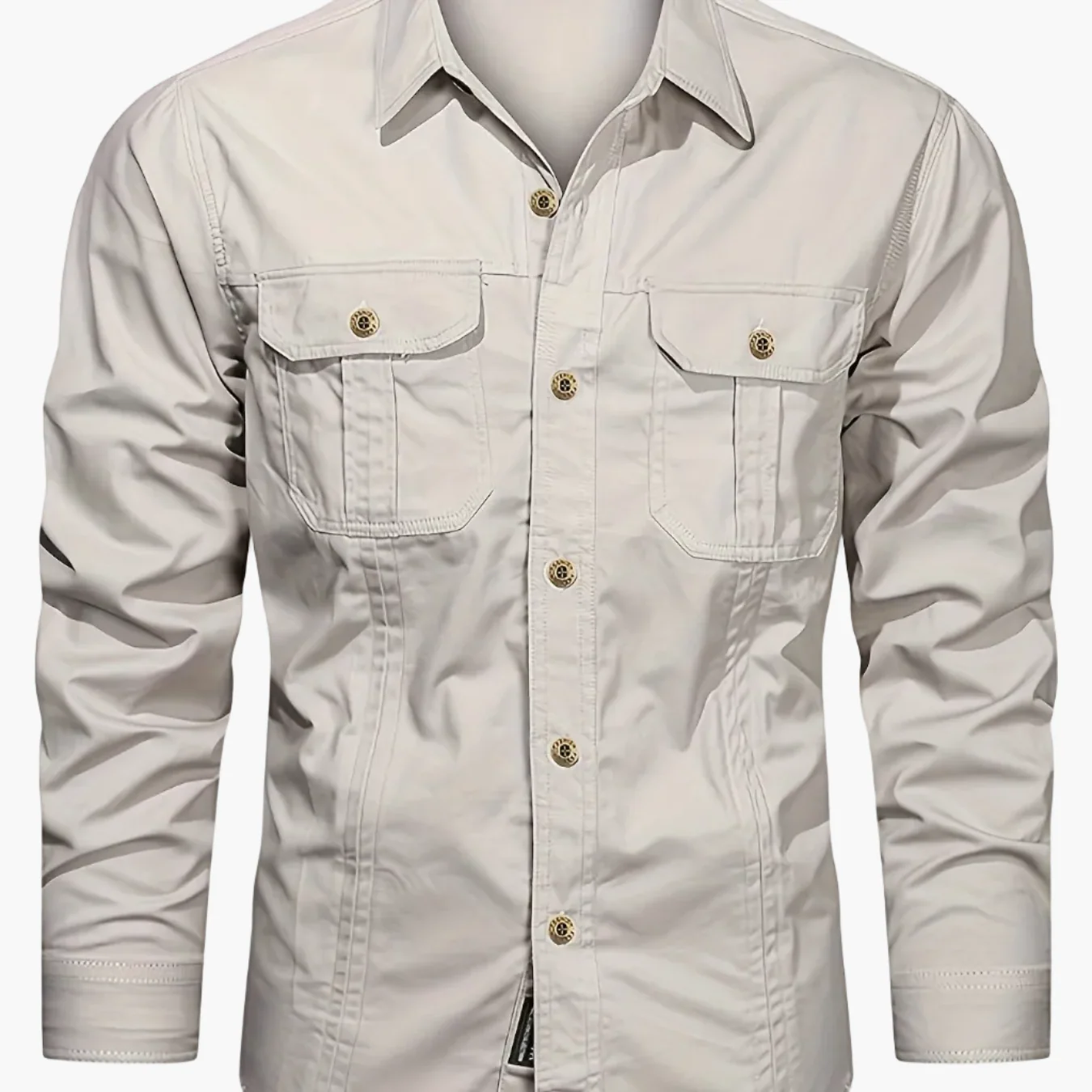 Chemise casual à manches longues pour homme style outdoor – Idéale pour le week-end et les loisirs - Image 13