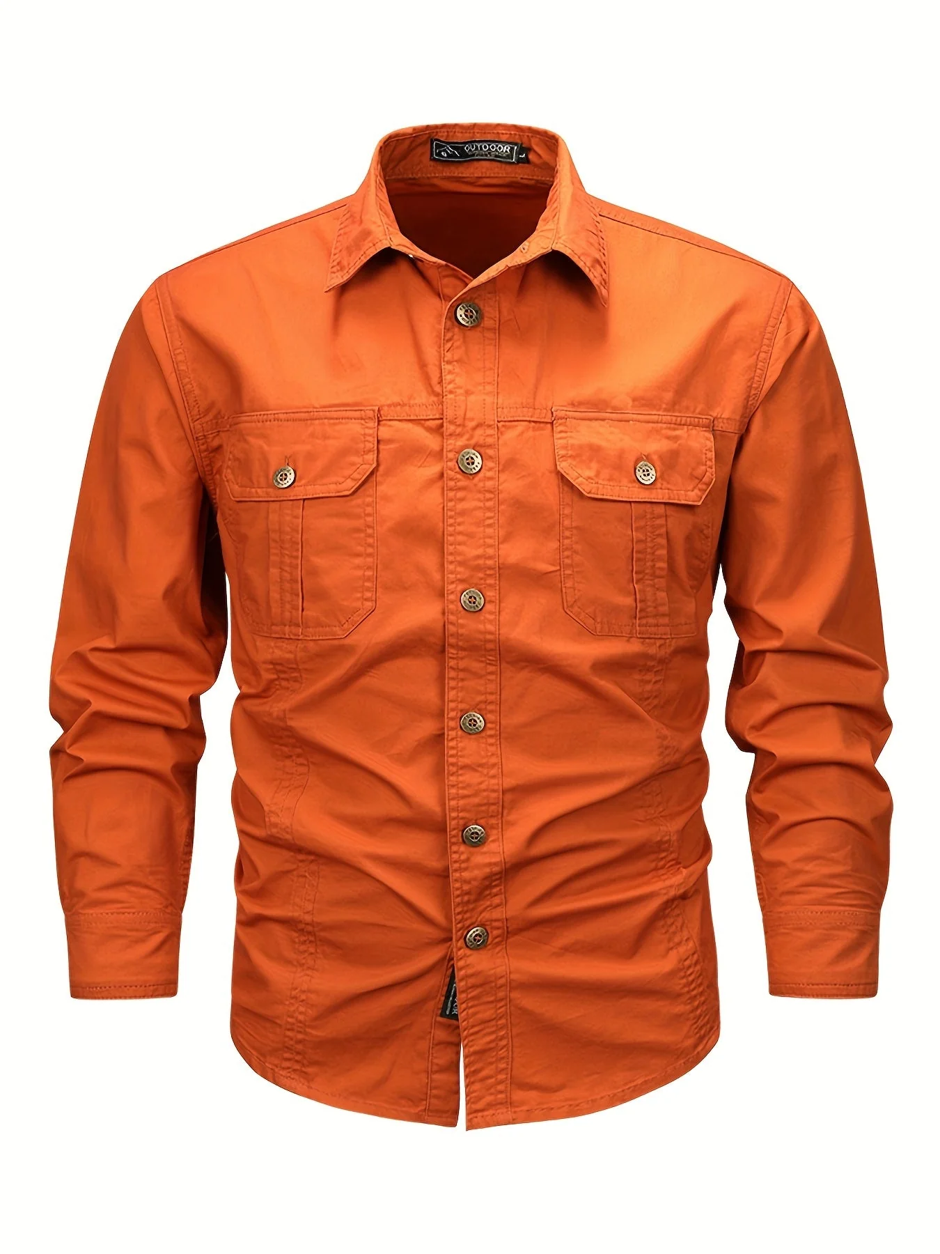 Chemise casual à manches longues pour homme style outdoor – Idéale pour le week-end et les loisirs - Image 7