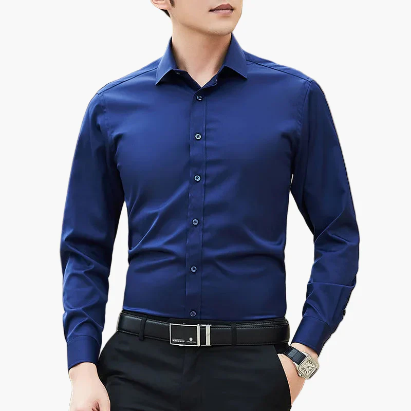 Chemise Classique Homme Manches Longues Élégante Affaires et Bureau - Image 5