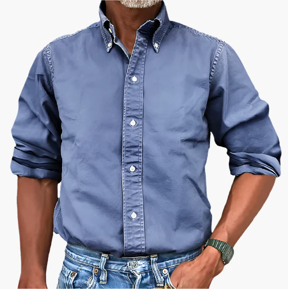Chemise classique homme style décontracté et élégant – Idéale pour toutes occasions - Image 3