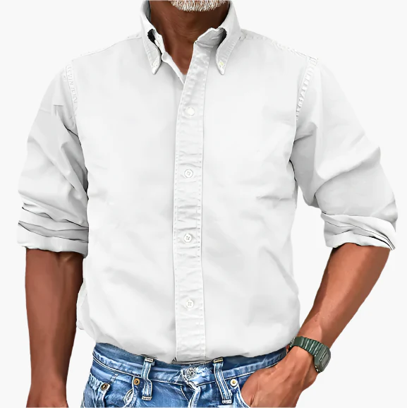 Chemise classique homme style décontracté et élégant – Idéale pour toutes occasions - Image 9