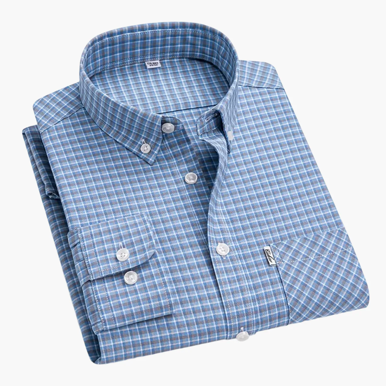 Chemise décontractée à carreaux pour homme, style week-end, manches longues, coupe régulière - Image 15