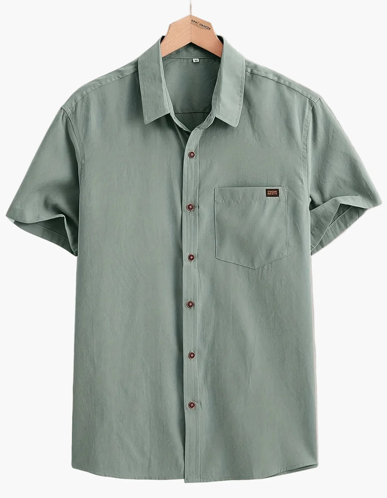 Chemise décontractée pour homme à manches courtes style urbain élégance estivale - Image 10