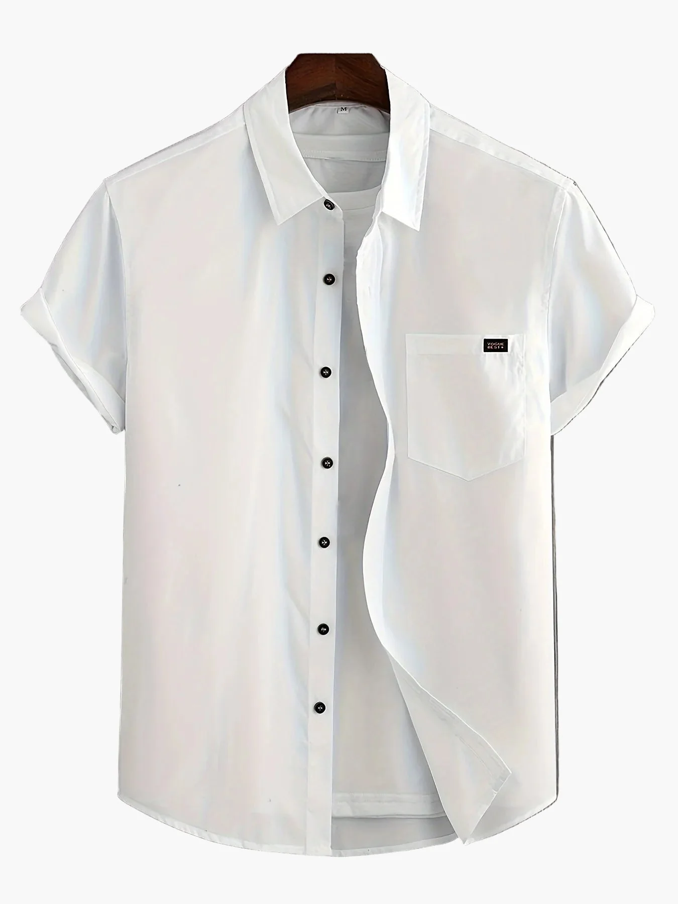 Chemise décontractée pour homme à manches courtes style urbain élégance estivale - Image 7