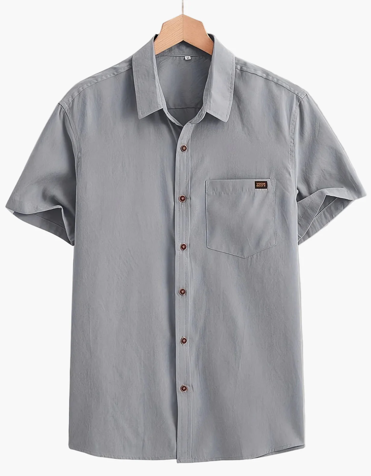 Chemise décontractée pour homme à manches courtes style urbain élégance estivale - Image 8