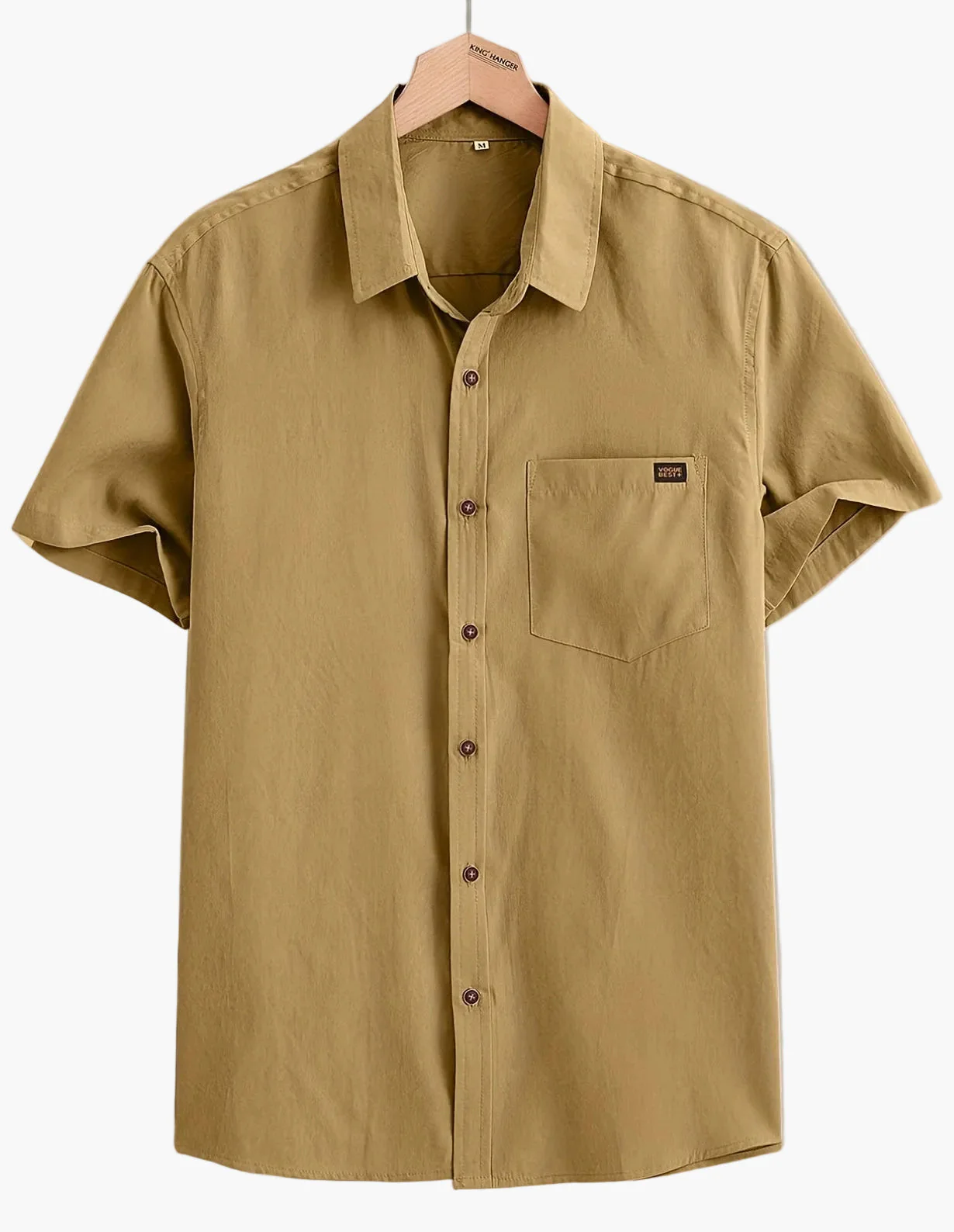 Chemise décontractée pour homme à manches courtes style urbain élégance estivale - Image 9