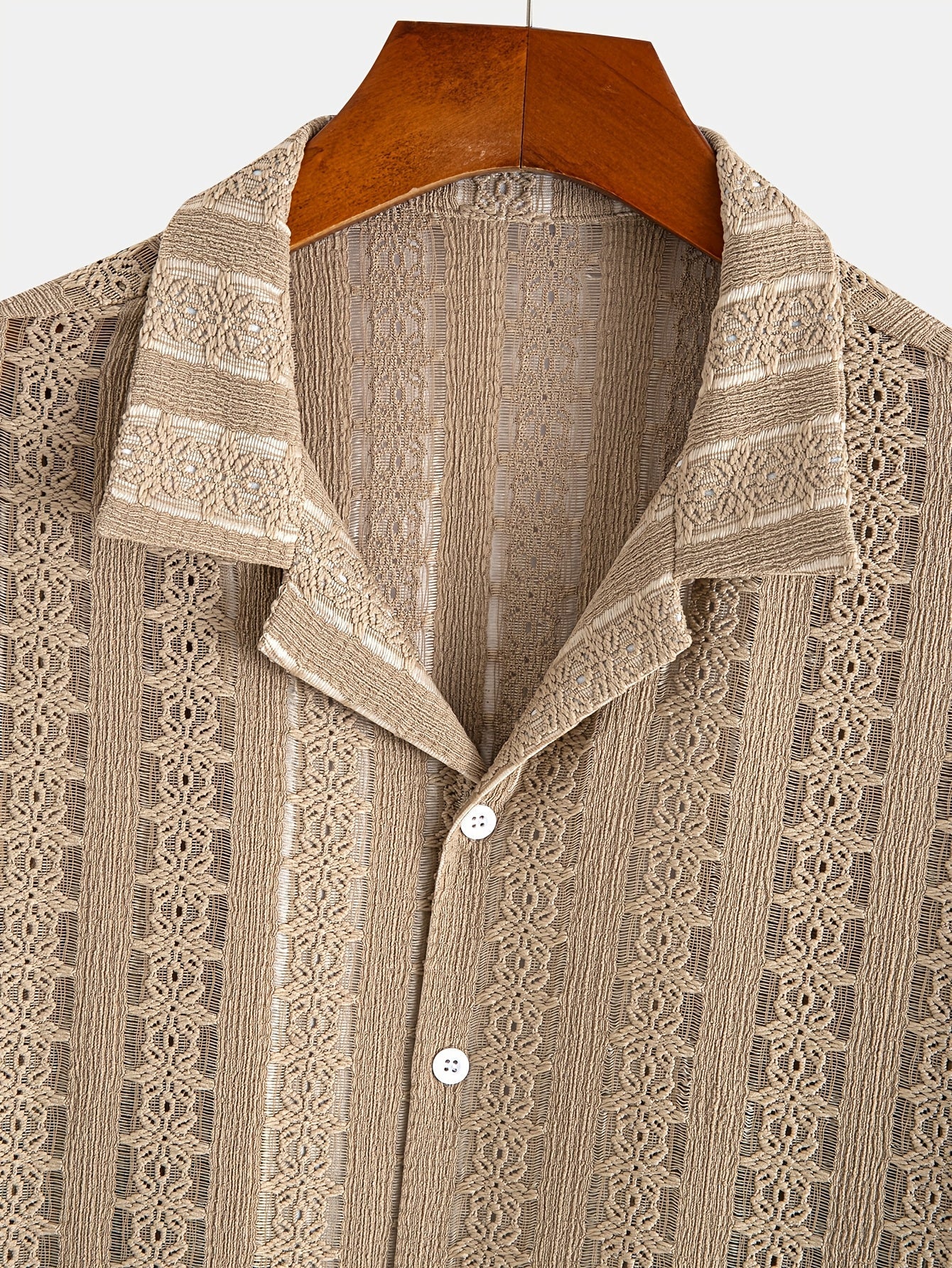 Chemise décontractée homme style bohème à manches courtes pour les vacances plage - Image 6