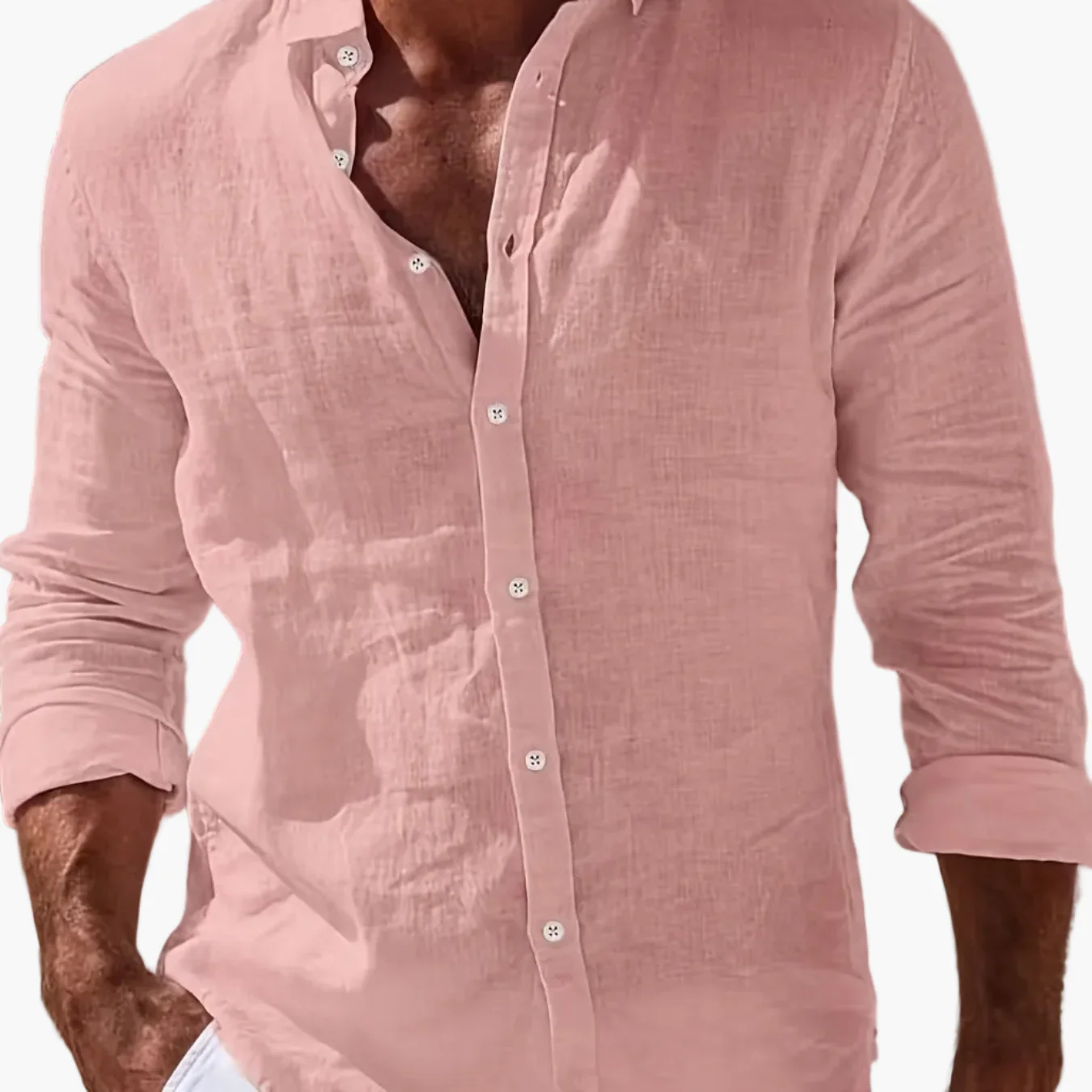 Chemise décontractée homme style plage élégance week-end - Image 14