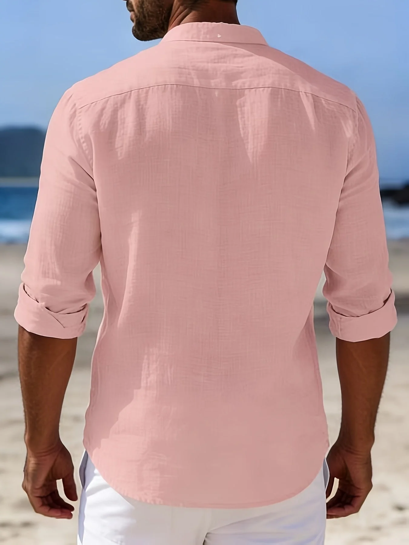 Chemise décontractée homme style plage élégance week-end - Image 7