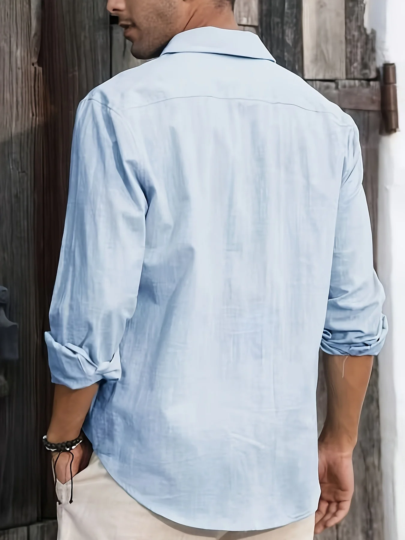 Chemise décontractée homme style plage élégance week-end - Image 8