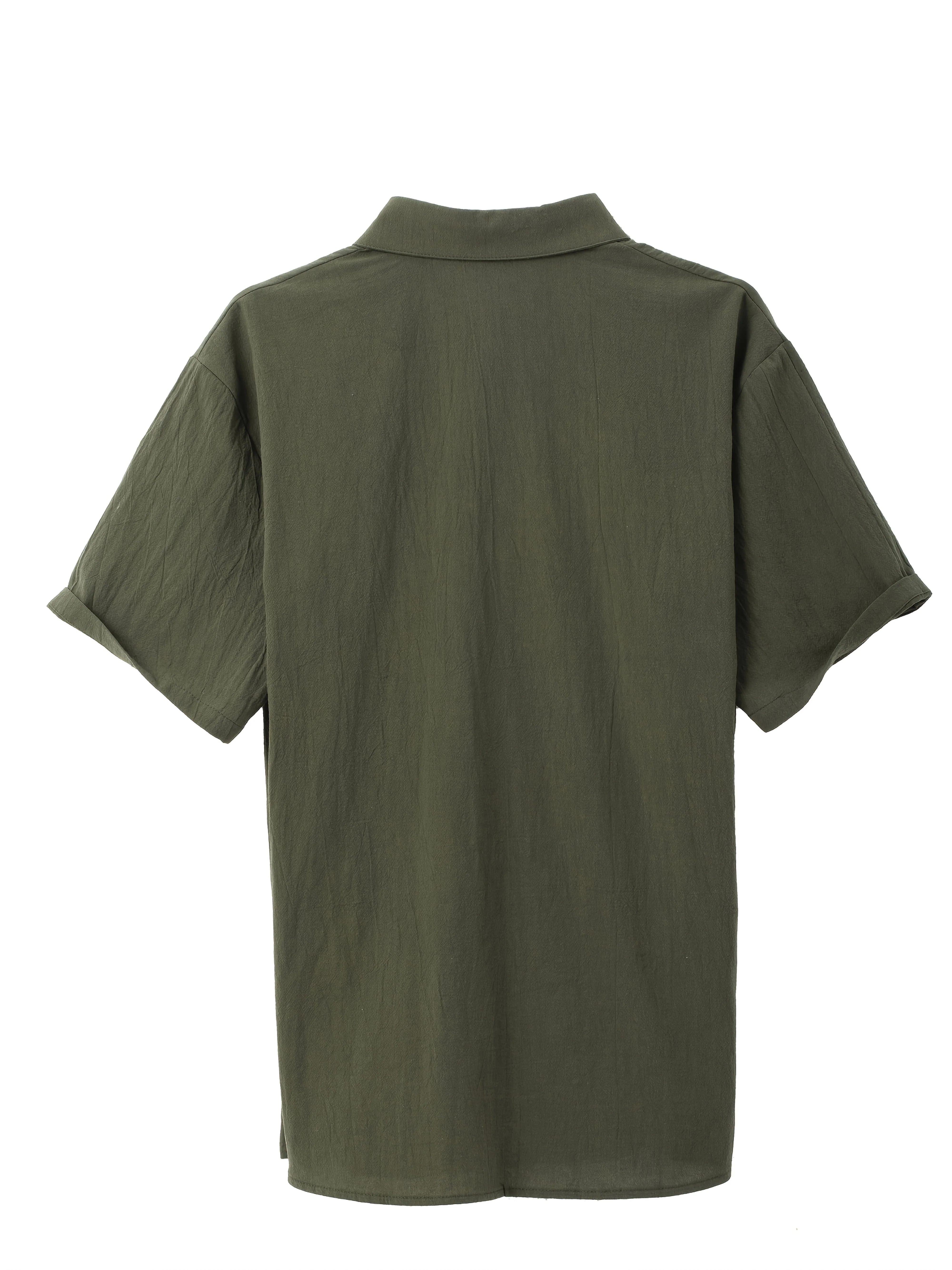 Chemise décontractée à manches courtes pour homme – Style estival urbain - Image 2