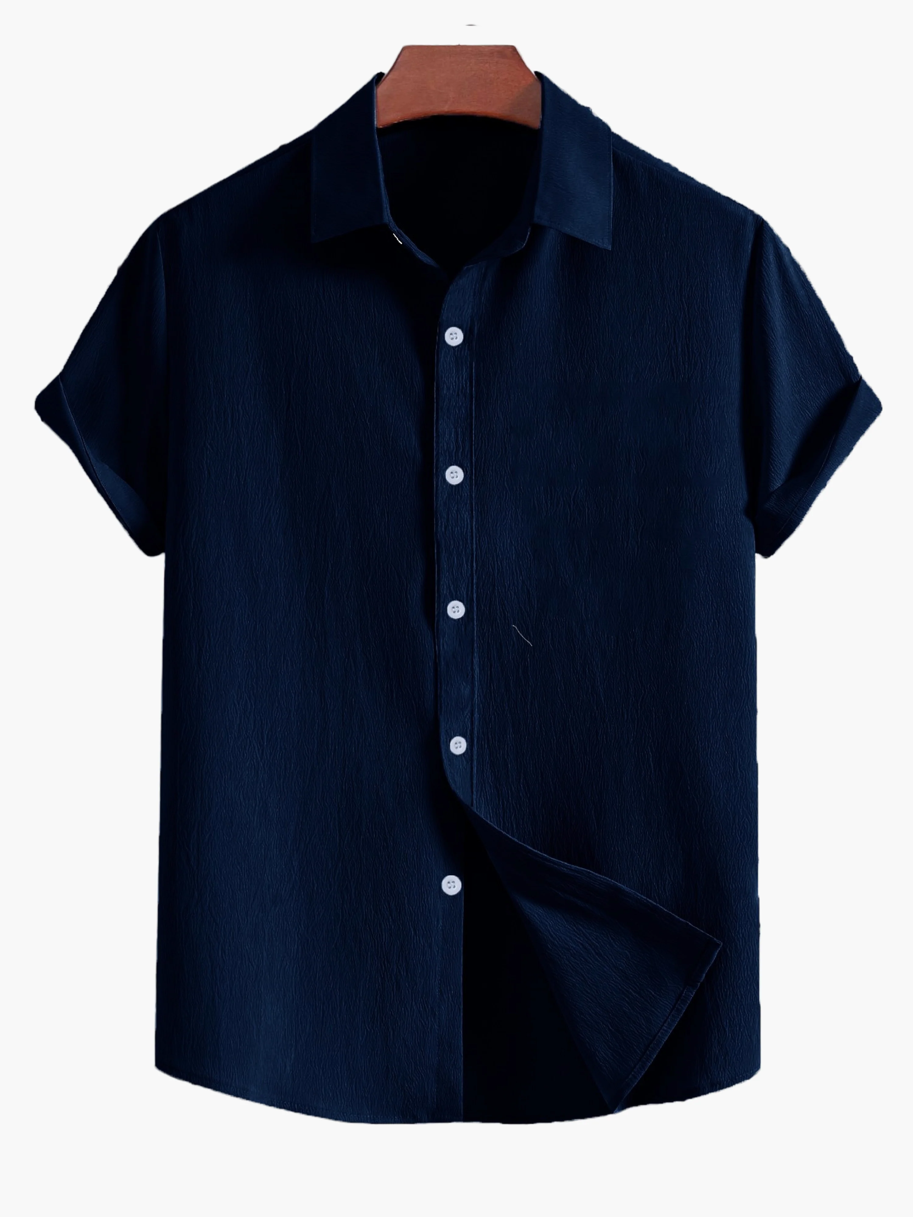 Chemise décontractée à manches courtes pour homme – Style estival urbain - Image 7
