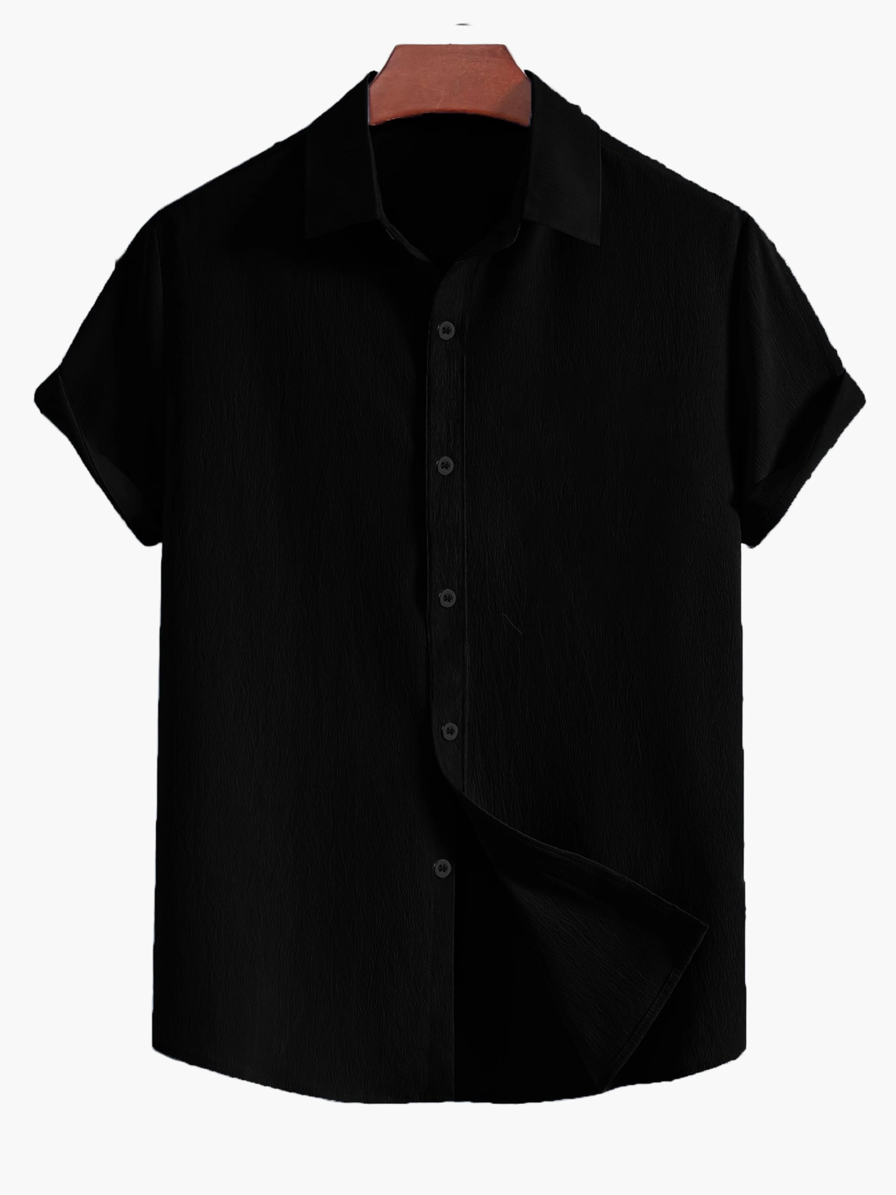 Chemise décontractée à manches courtes pour homme – Style estival urbain - Image 8